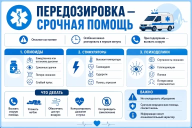 Помощь при передозировке в Сергиевом Посаде
