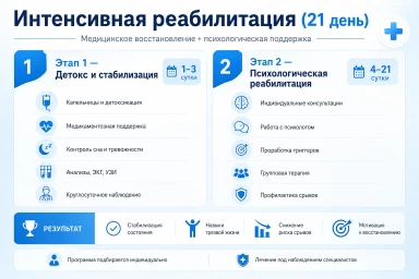 Реабилитация за 21 день в Сергиевом Посаде